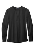 Brooks Brothers BB18009 Neck Satin Blouse