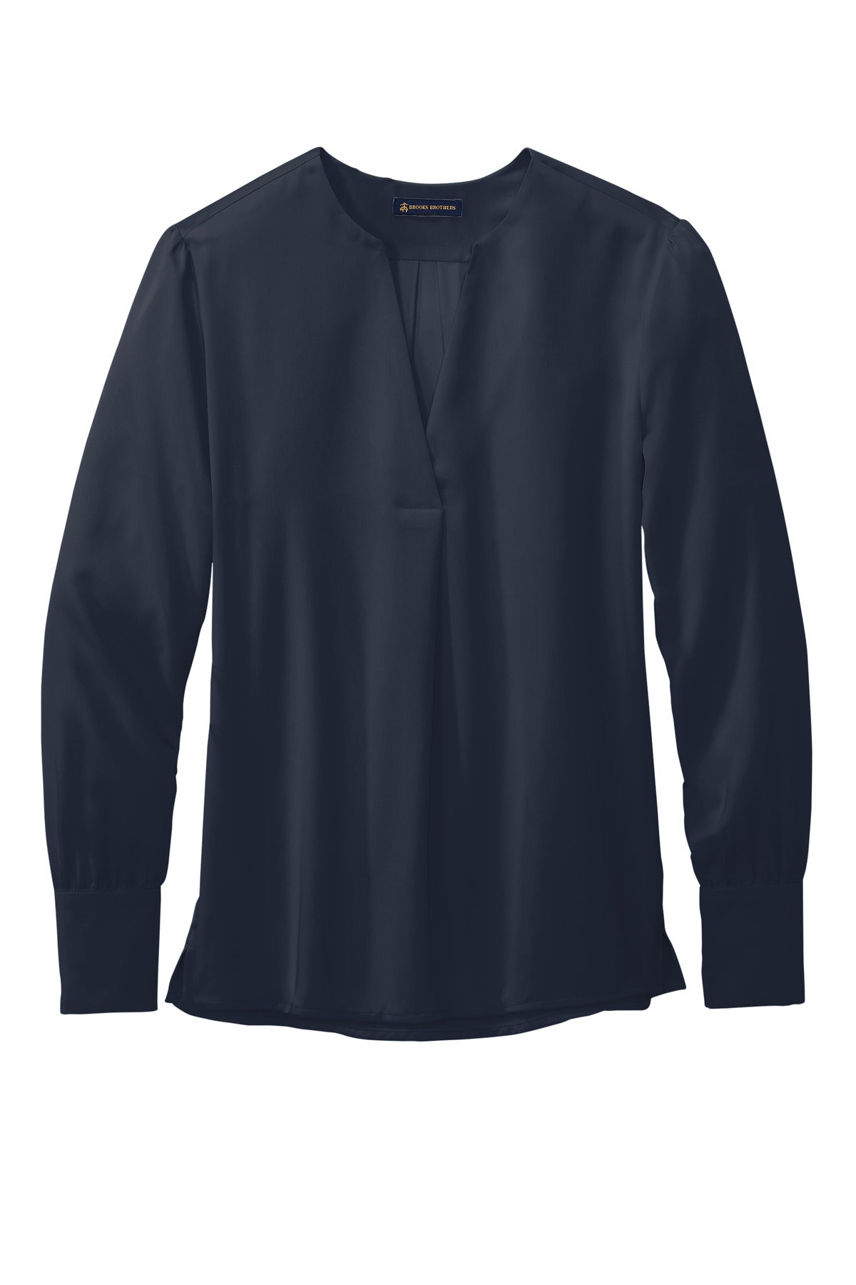 Brooks Brothers BB18009 Neck Satin Blouse