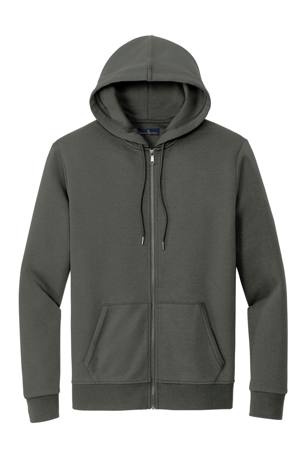 Brooks Brothers BB18208 Knit Full-Zip Hoodie