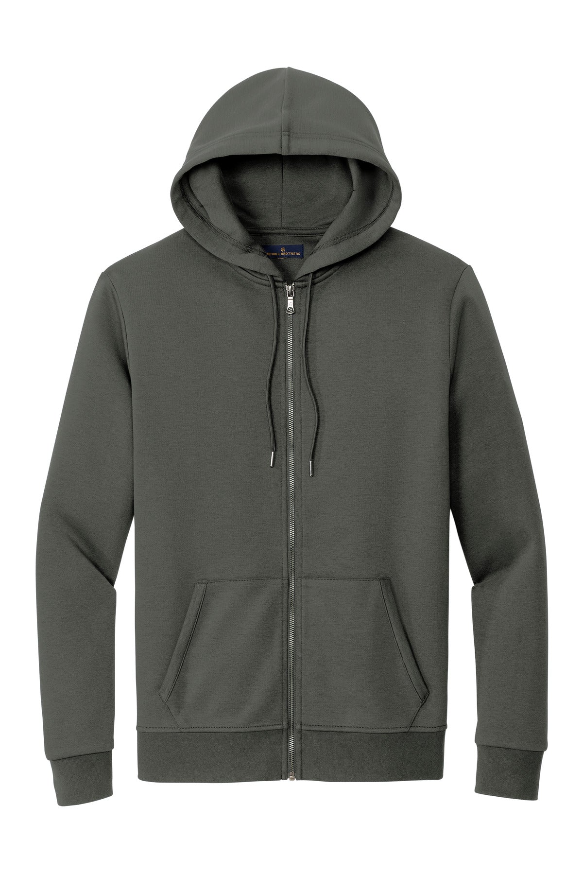 Brooks Brothers BB18208 Knit Full-Zip Hoodie
