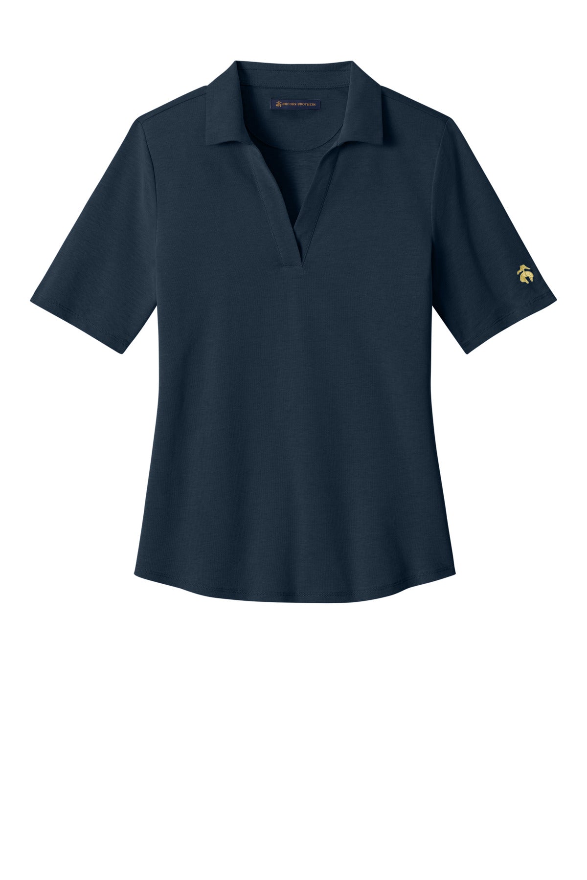 Brooks Brothers BB18223 Brooks Brothers Women's Pinpoint Pique Polo