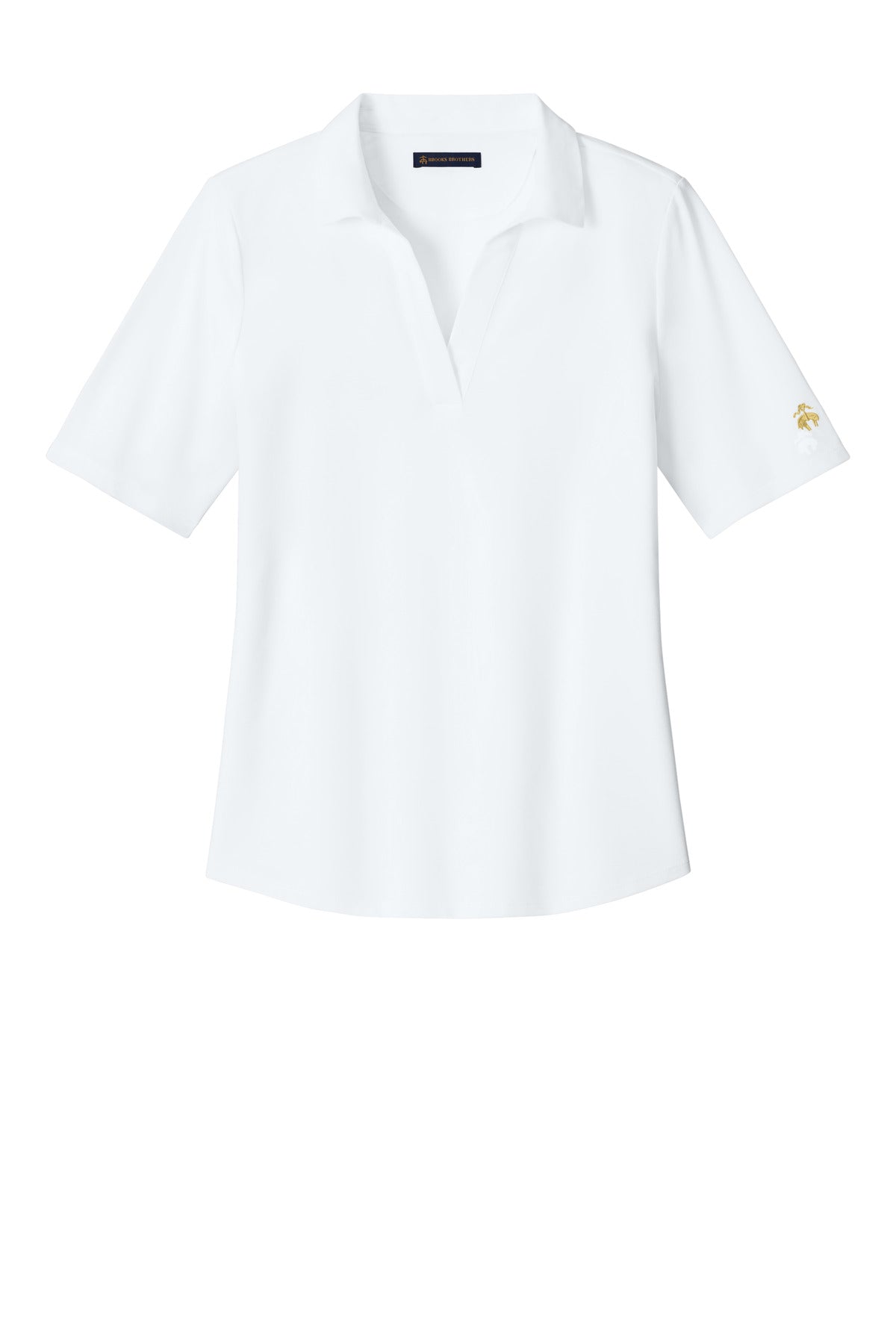 Brooks Brothers BB18223 Brooks Brothers Women's Pinpoint Pique Polo