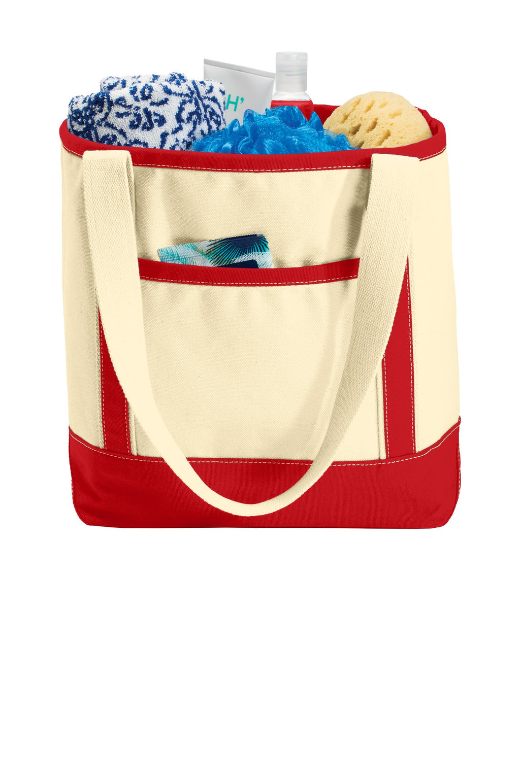 Port Authority BG412 Port Authority Medium Cotton Canvas Tote