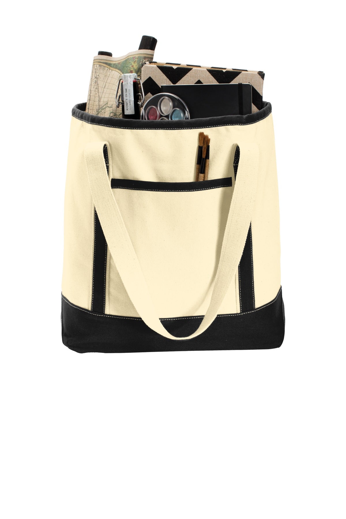 Port Authority BG413 Port Authority Large Cotton Canvas Tote