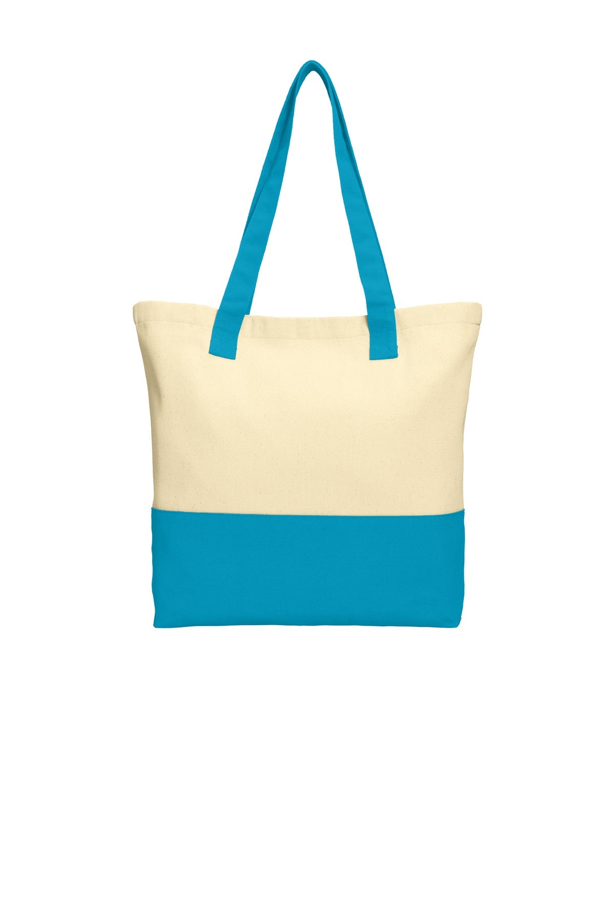 Port Authority BG414 Port Authority Colorblock Cotton Tote