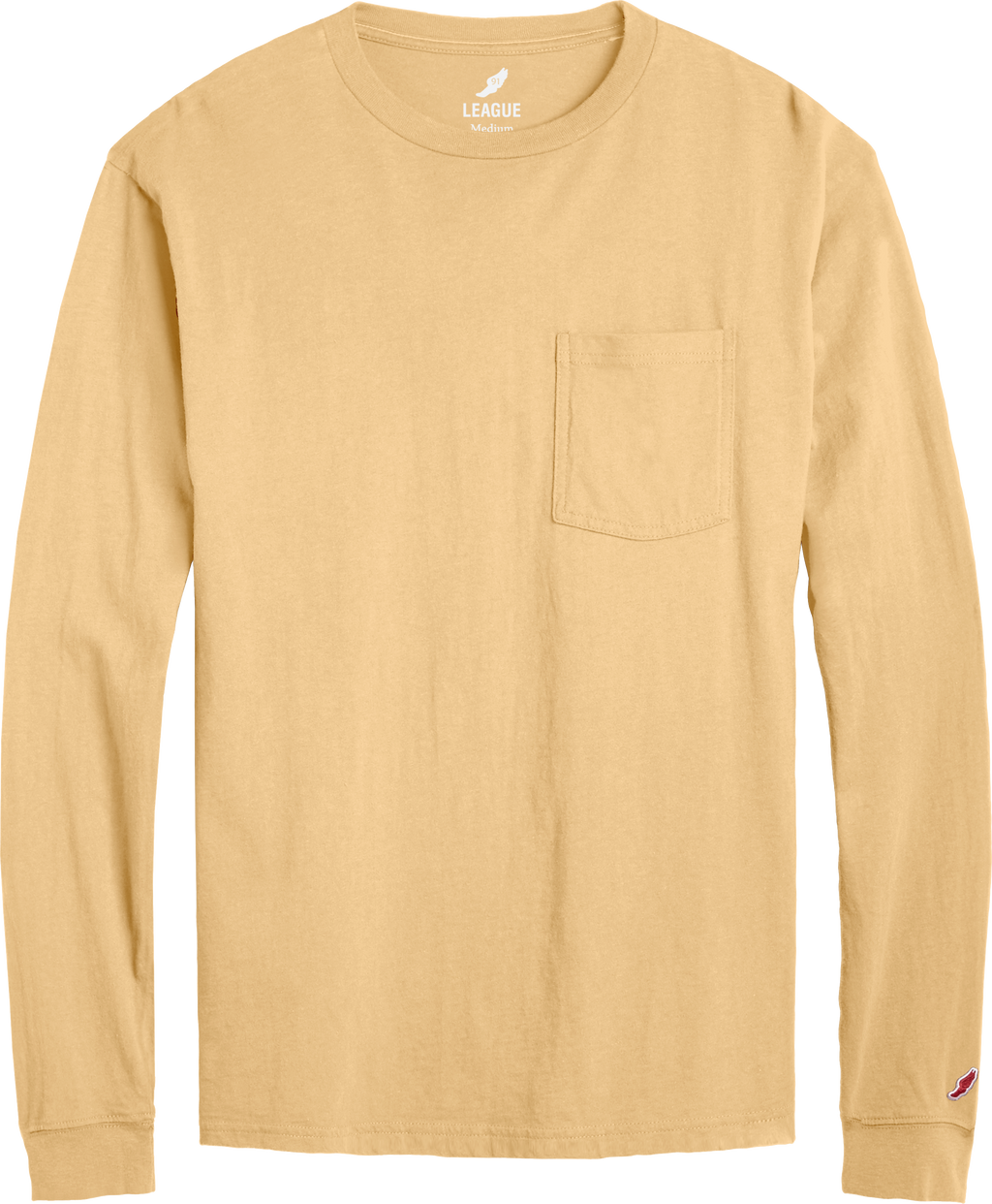League BT300 All American Long Sleeve Pocket T-Shirt