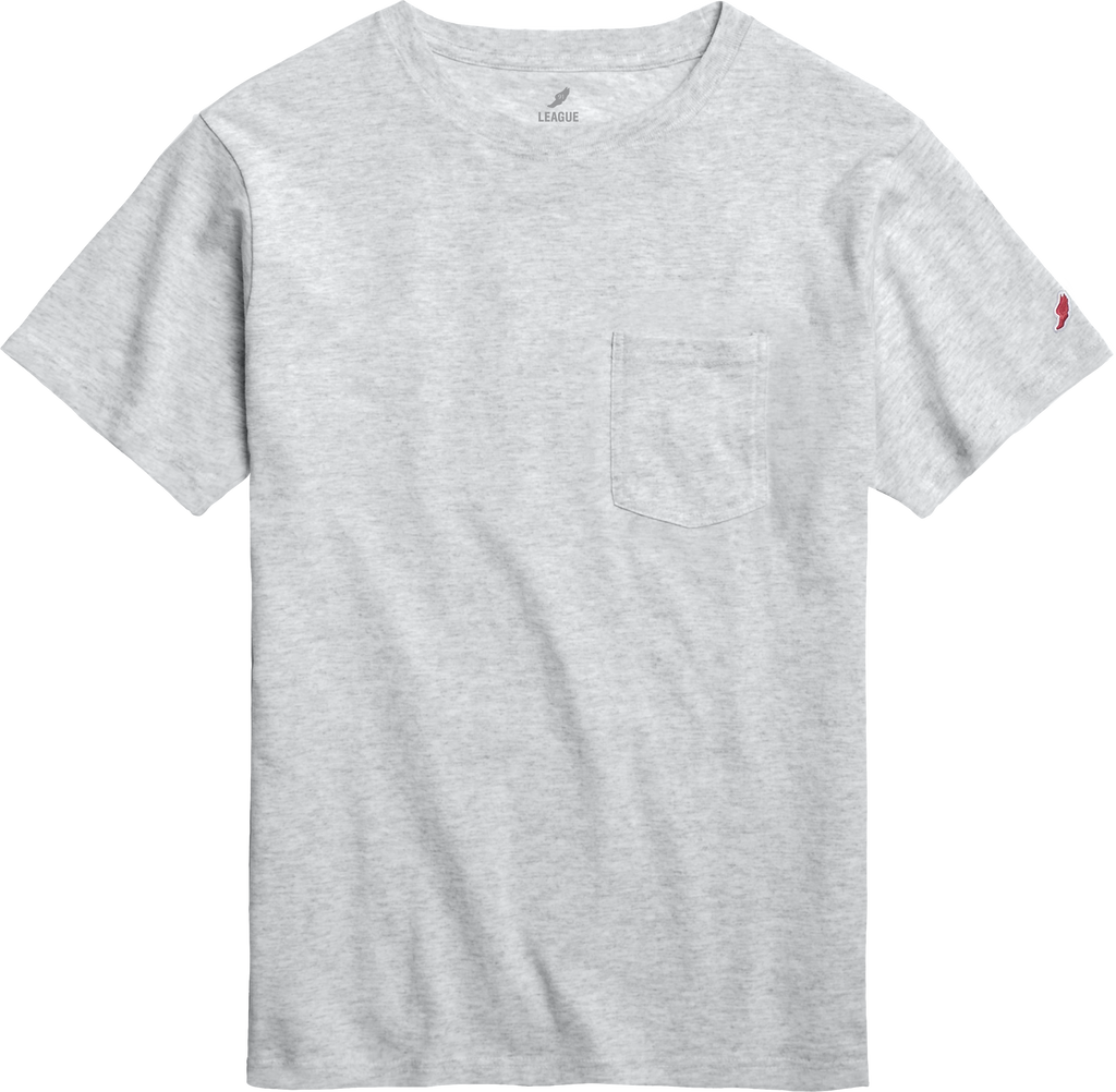 League BT500P All American Pocket T-Shirt