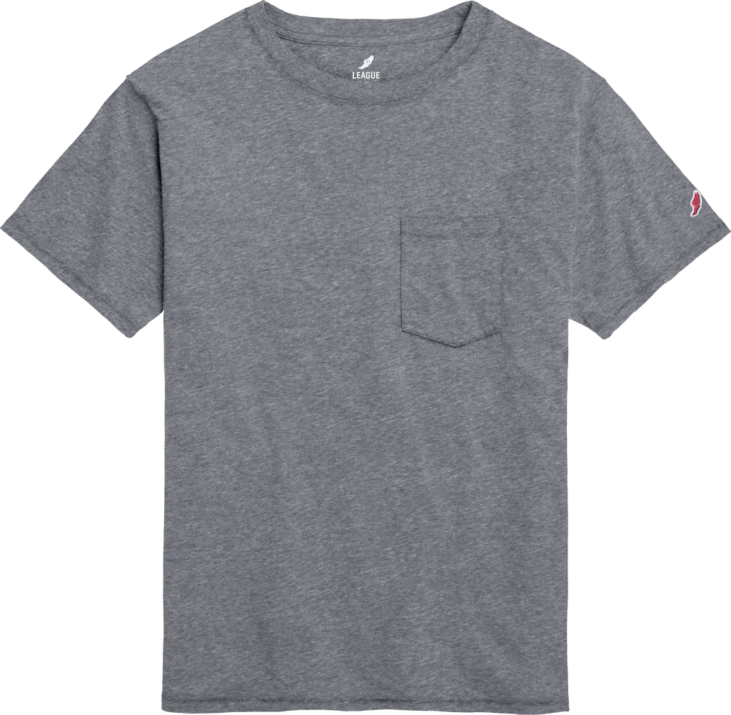 League BT500P All American Pocket T-Shirt