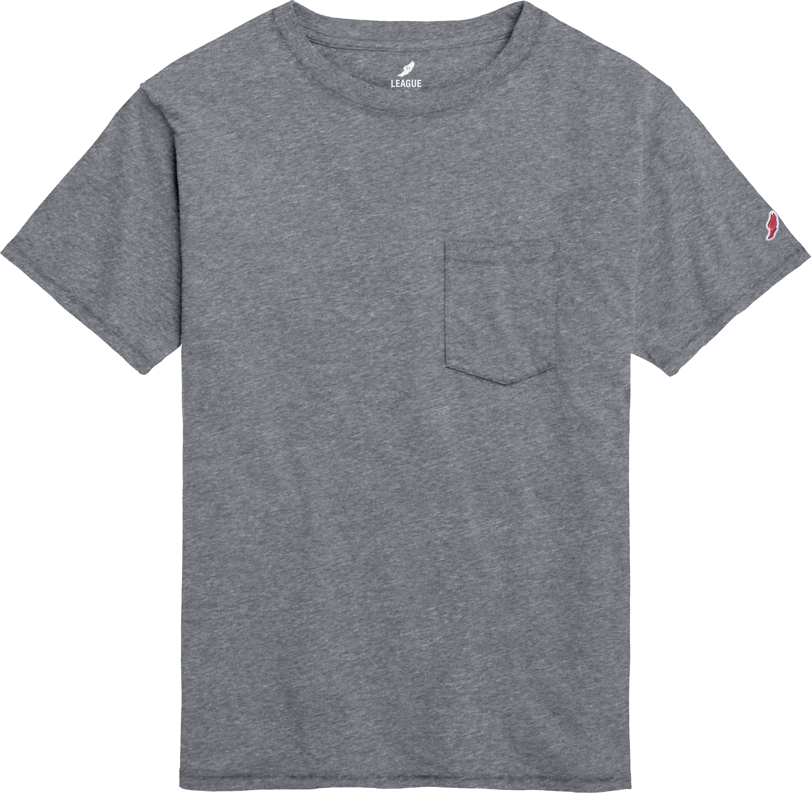 League BT500P All American Pocket T-Shirt