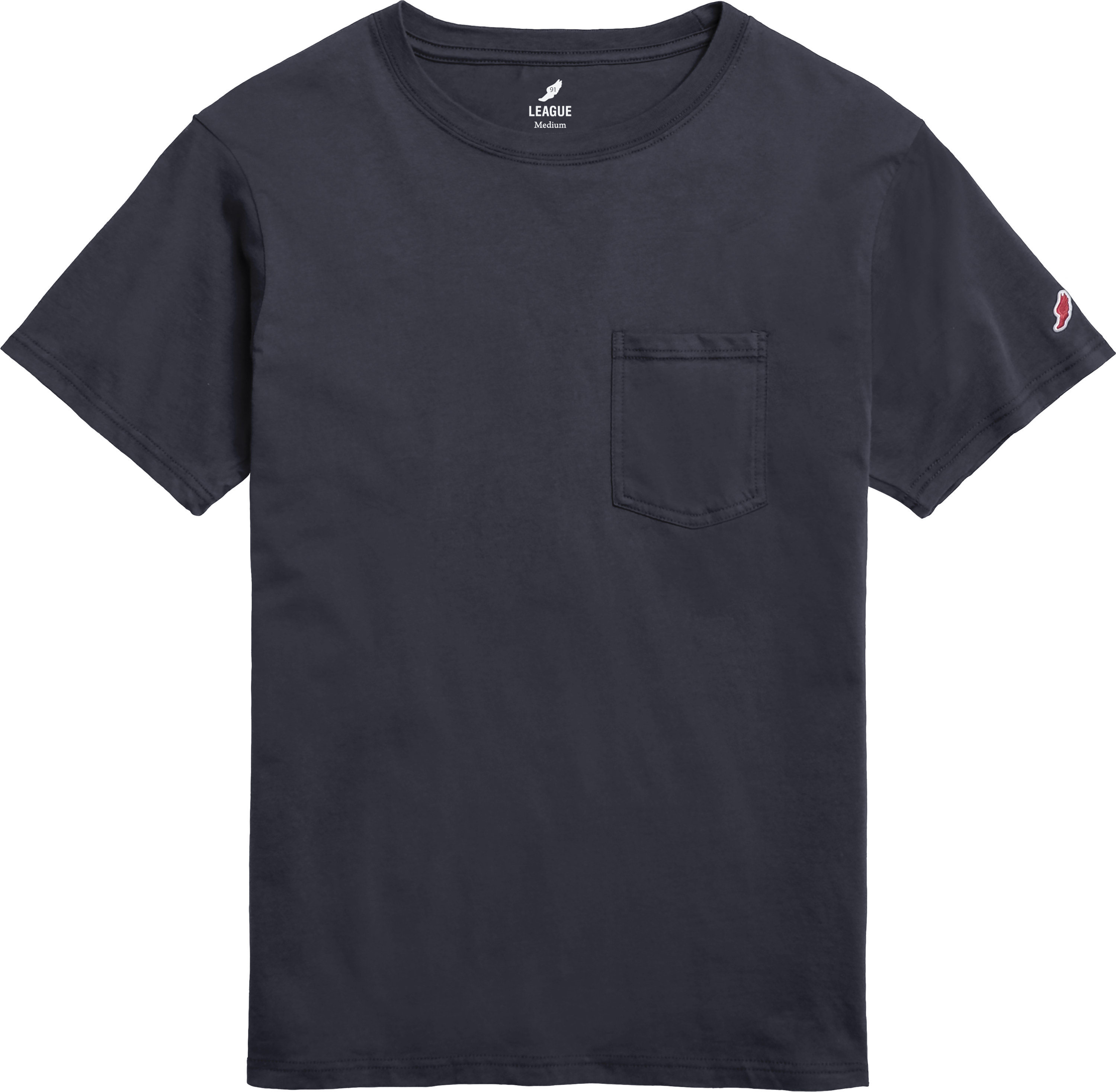 League BT500P All American Pocket T-Shirt