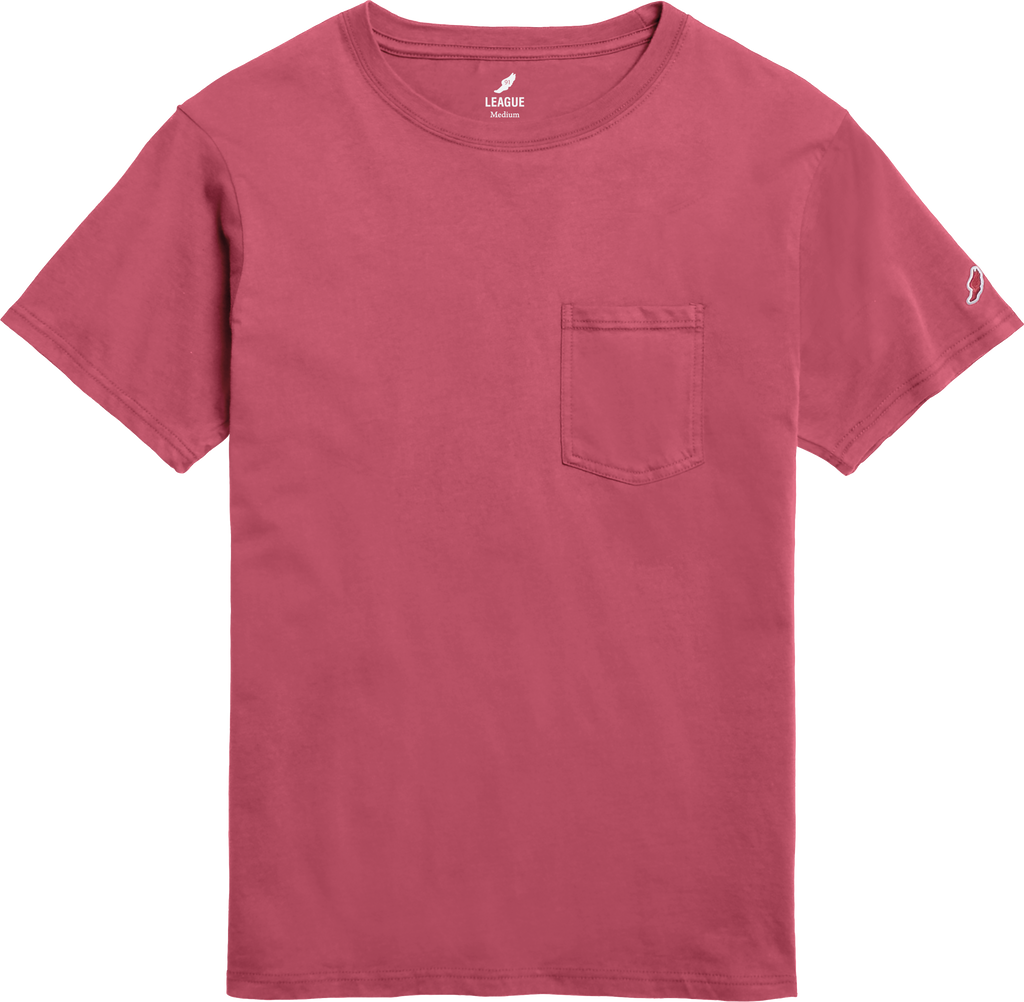 League BT500P All American Pocket T-Shirt