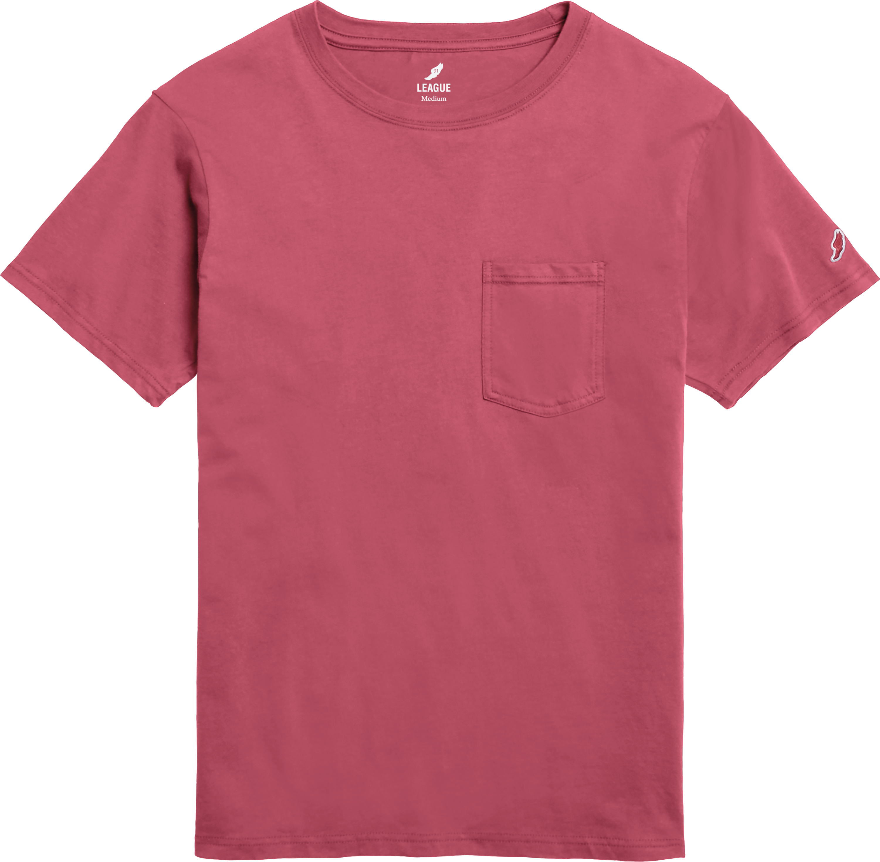 League BT500P All American Pocket T-Shirt