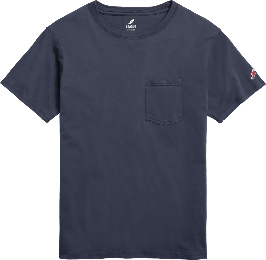 League BT500P All American Pocket T-Shirt