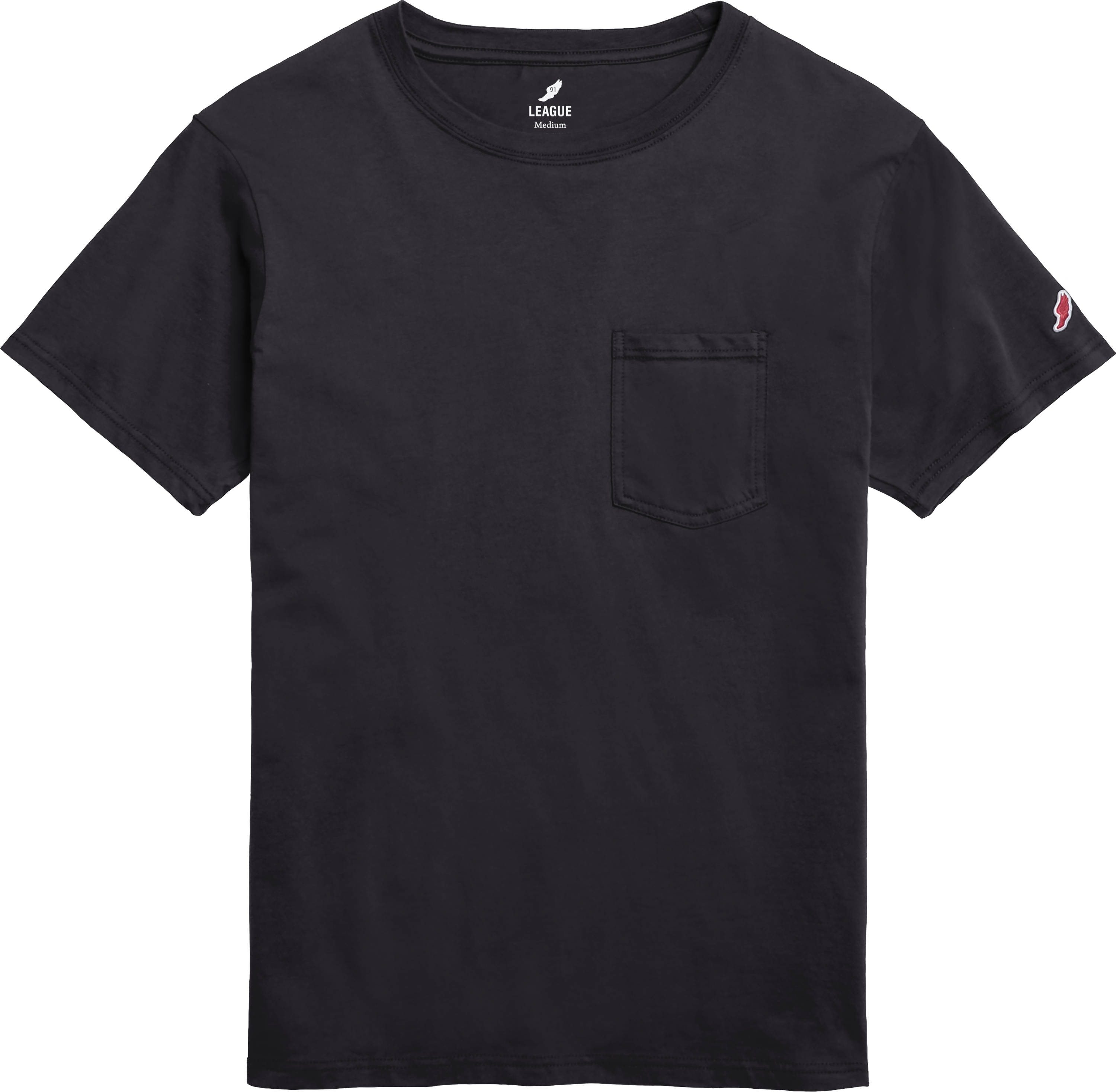 League BT500P All American Pocket T-Shirt