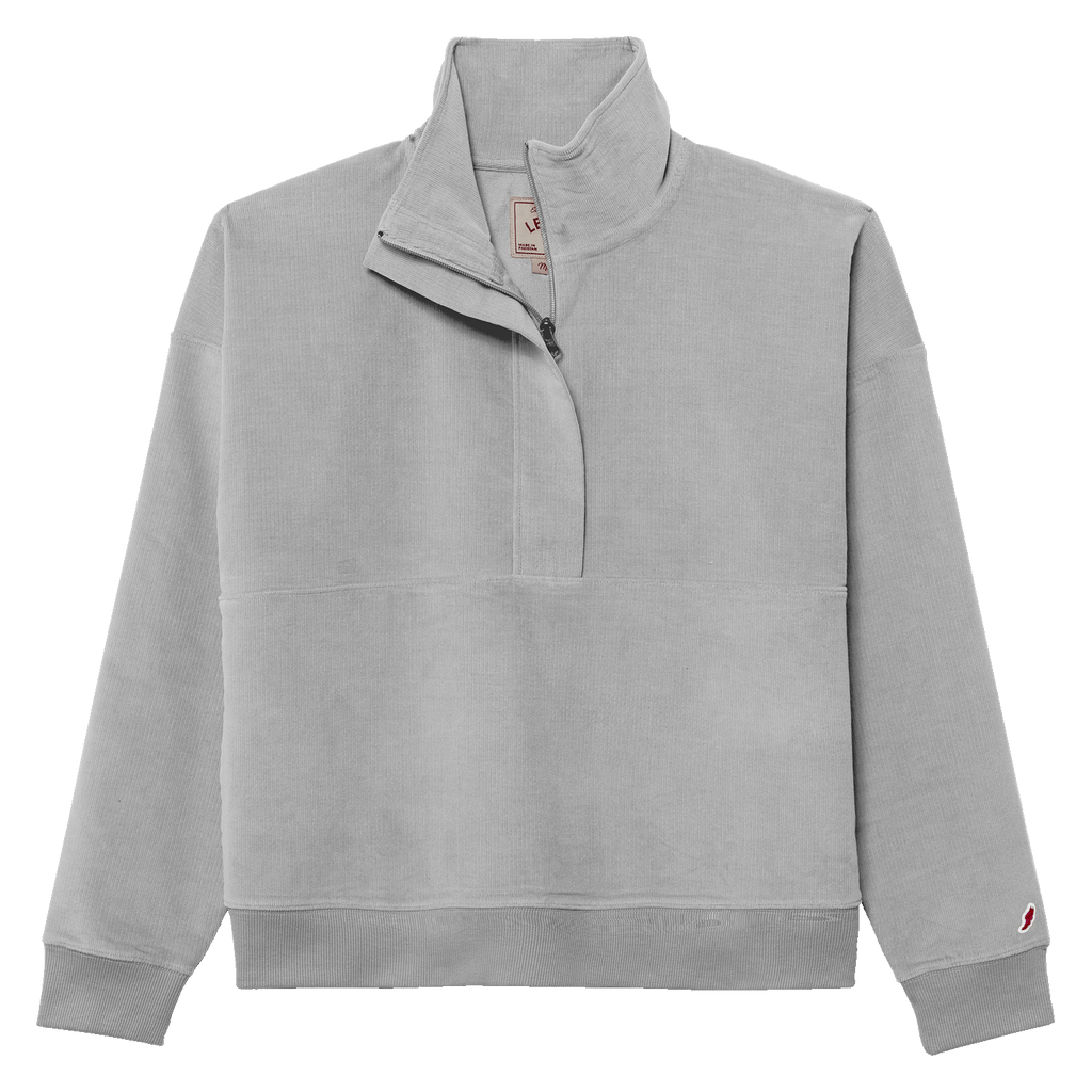 League COR210 Cord Women's Half Zip