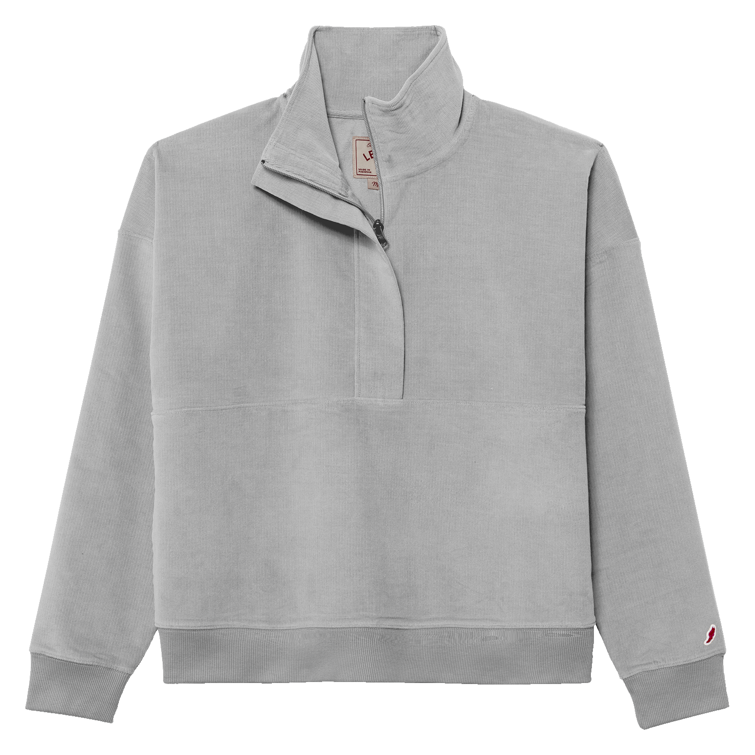 League COR210 Cord Women's Half Zip