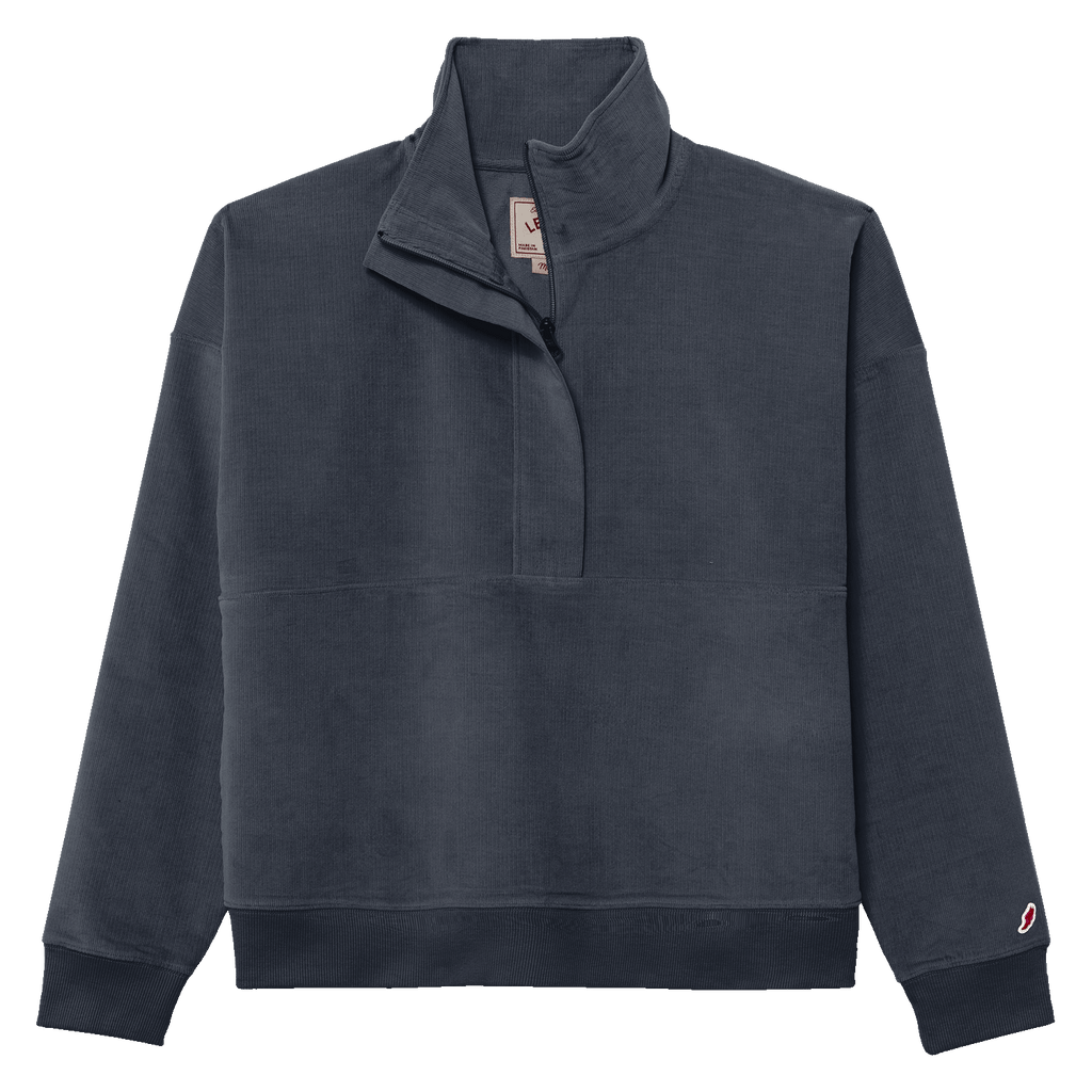 League COR210 Cord Women's Half Zip