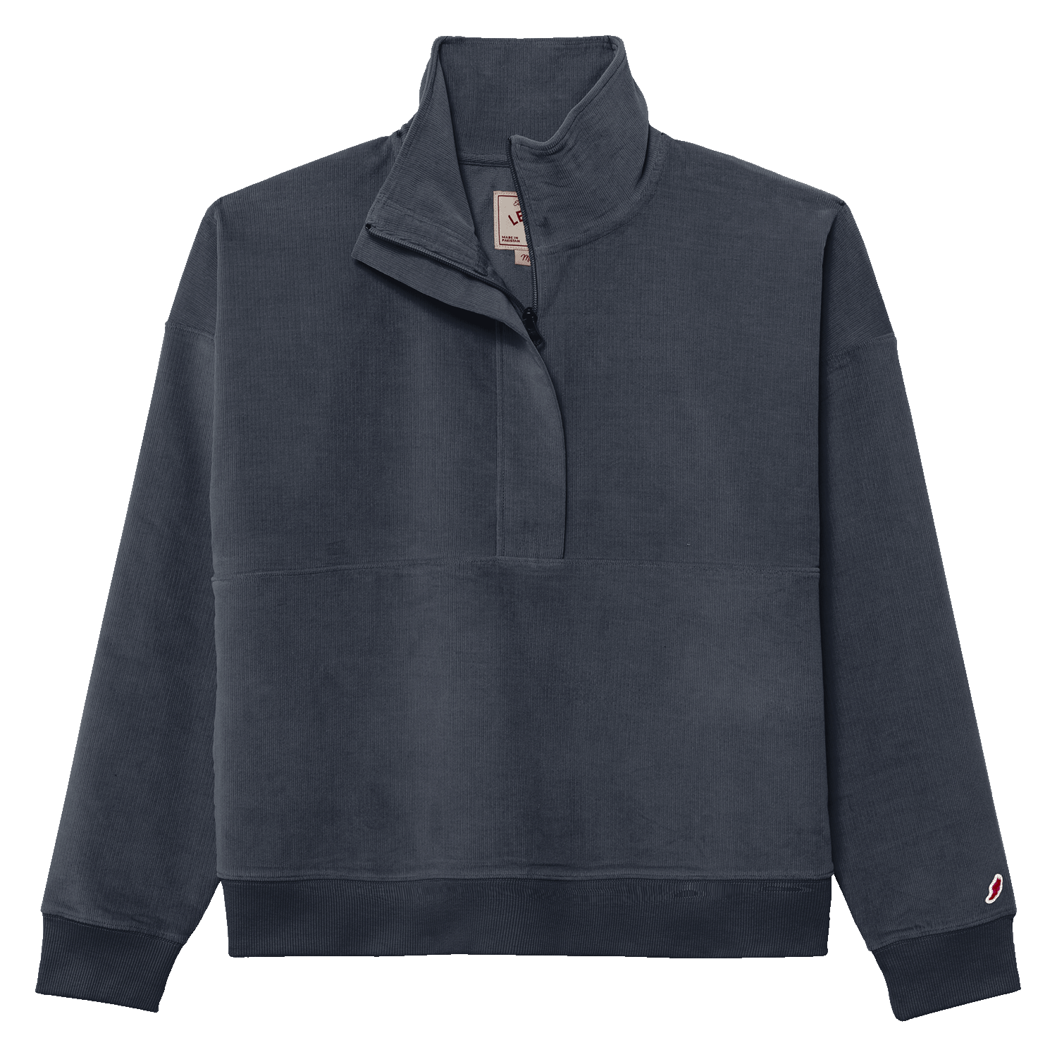 League COR210 Cord Women's Half Zip