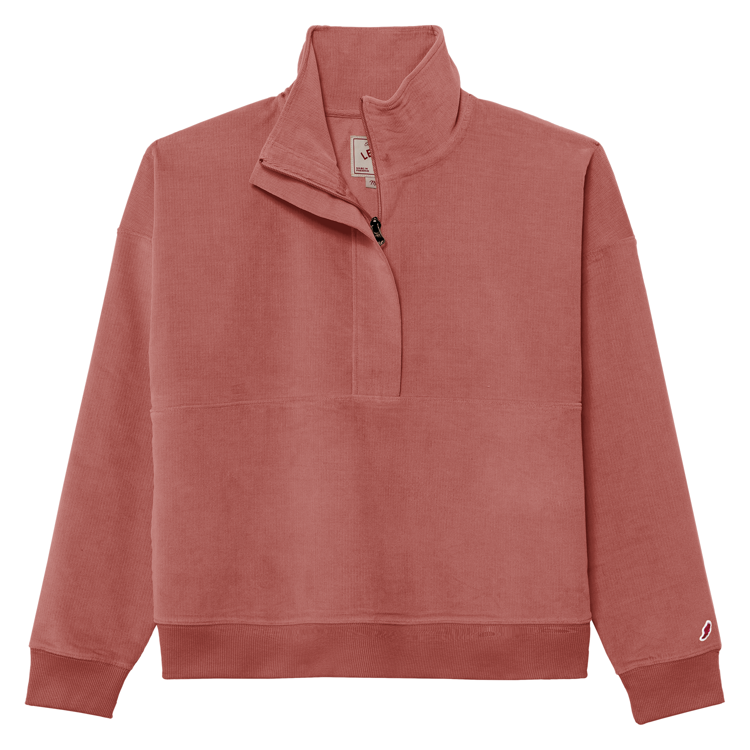 League COR210 Cord Women's Half Zip