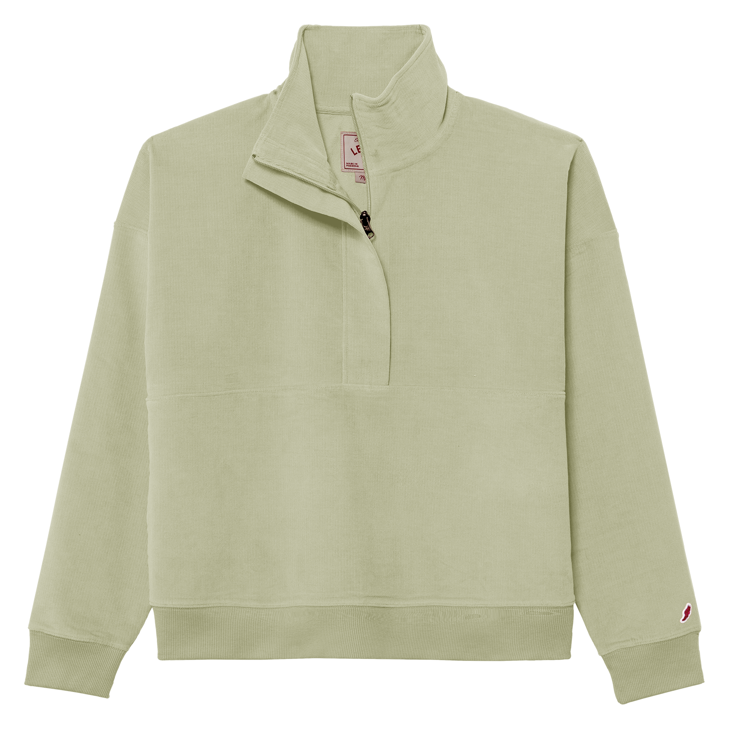 League COR210 Cord Women's Half Zip