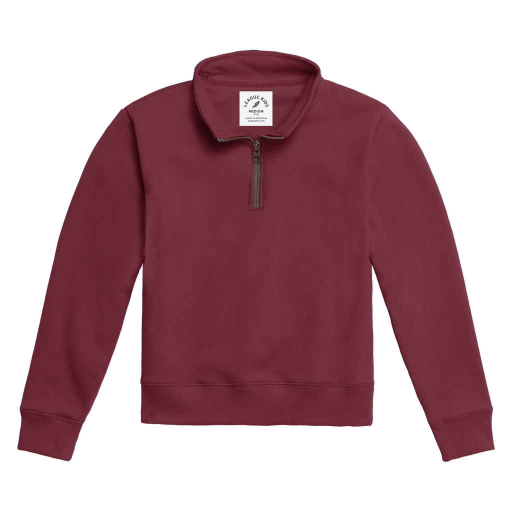 League ESYQ220 Youth Essential Quarter Zip 2.0