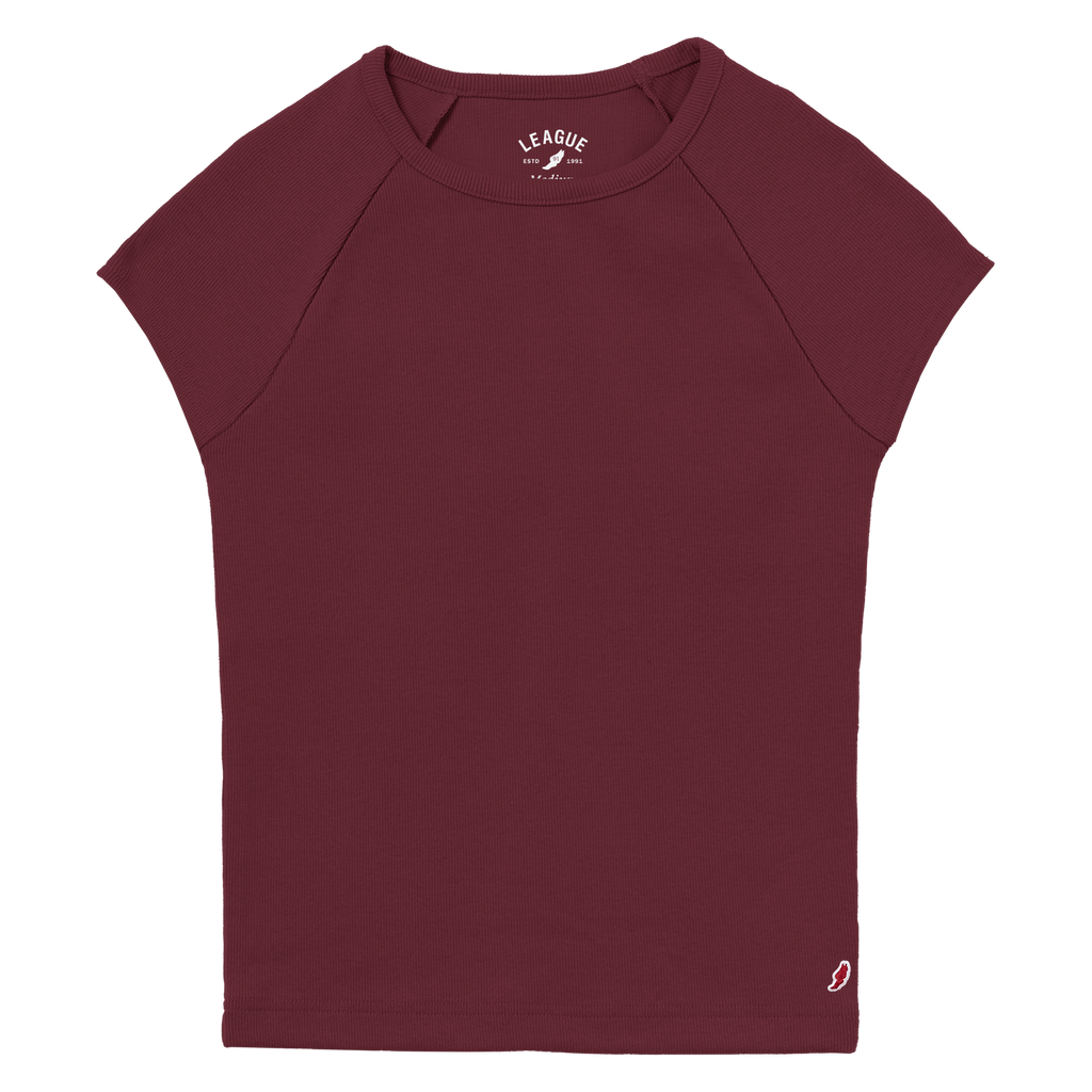 League RIB200 Retro Rib Babydoll T-Shirt