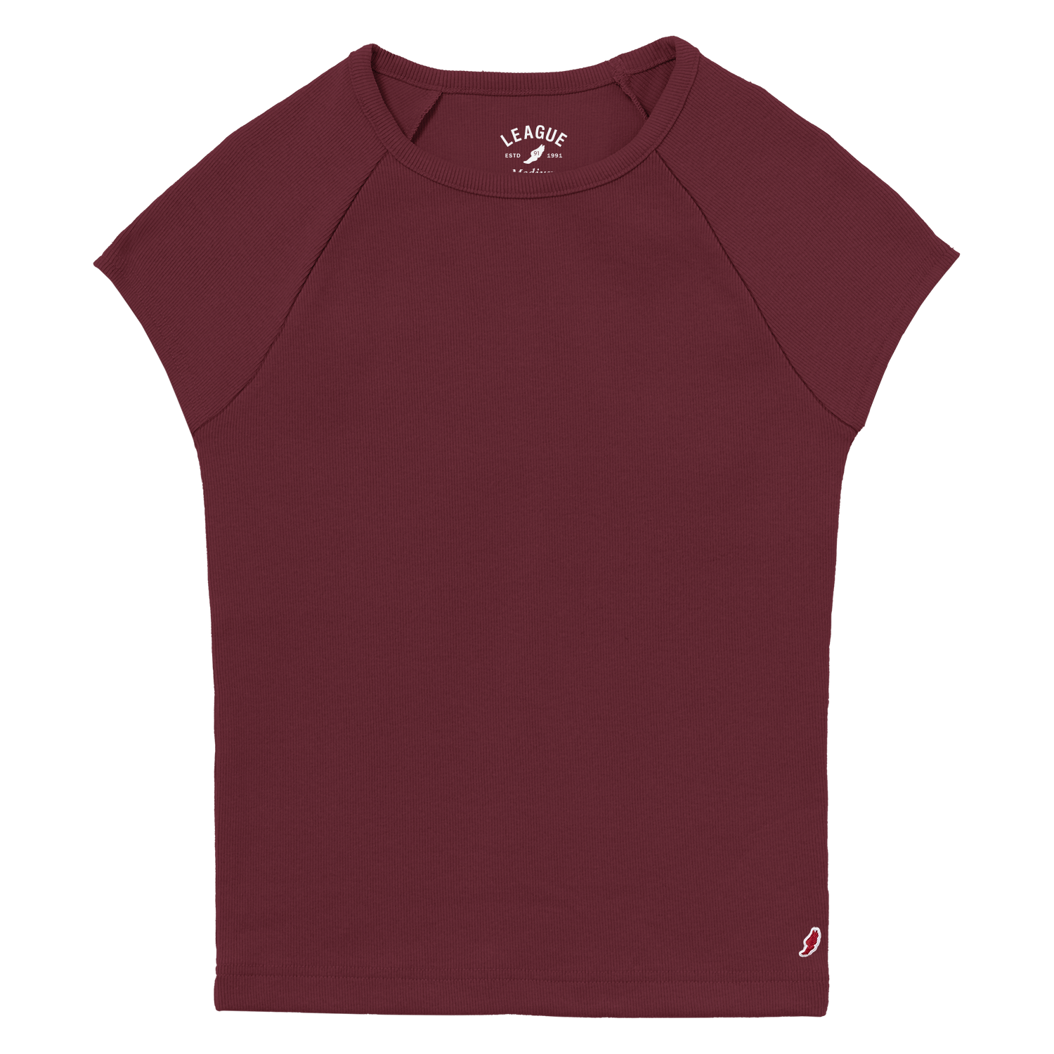 League RIB200 Retro Rib Babydoll T-Shirt