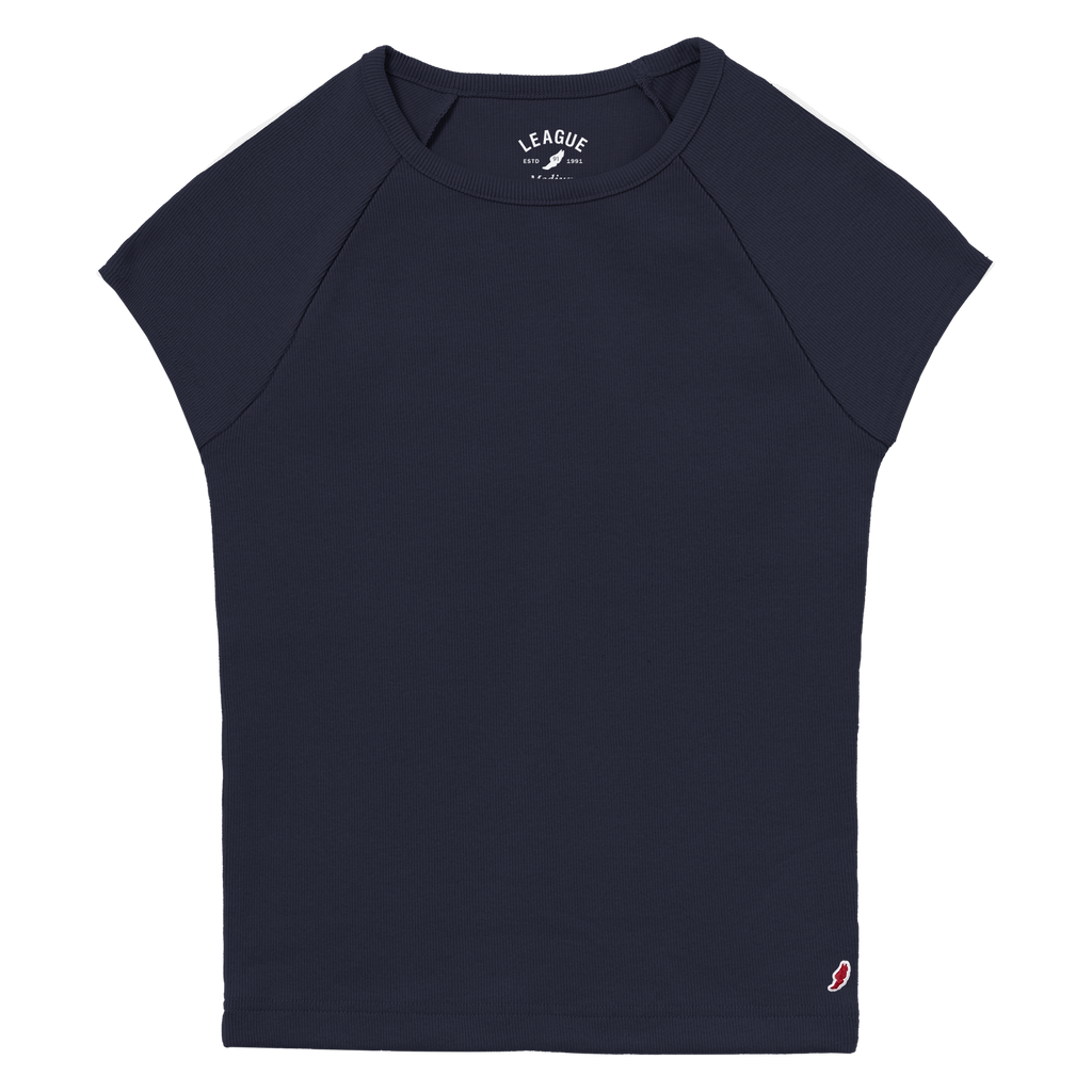 League RIB200 Retro Rib Babydoll T-Shirt