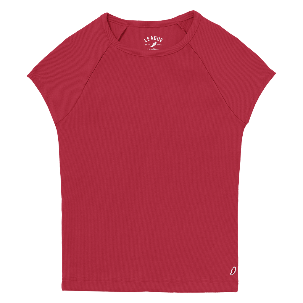 League RIB200 Retro Rib Babydoll T-Shirt