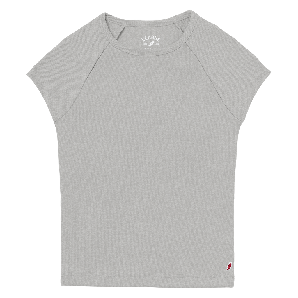 League RIB200 Retro Rib Babydoll T-Shirt