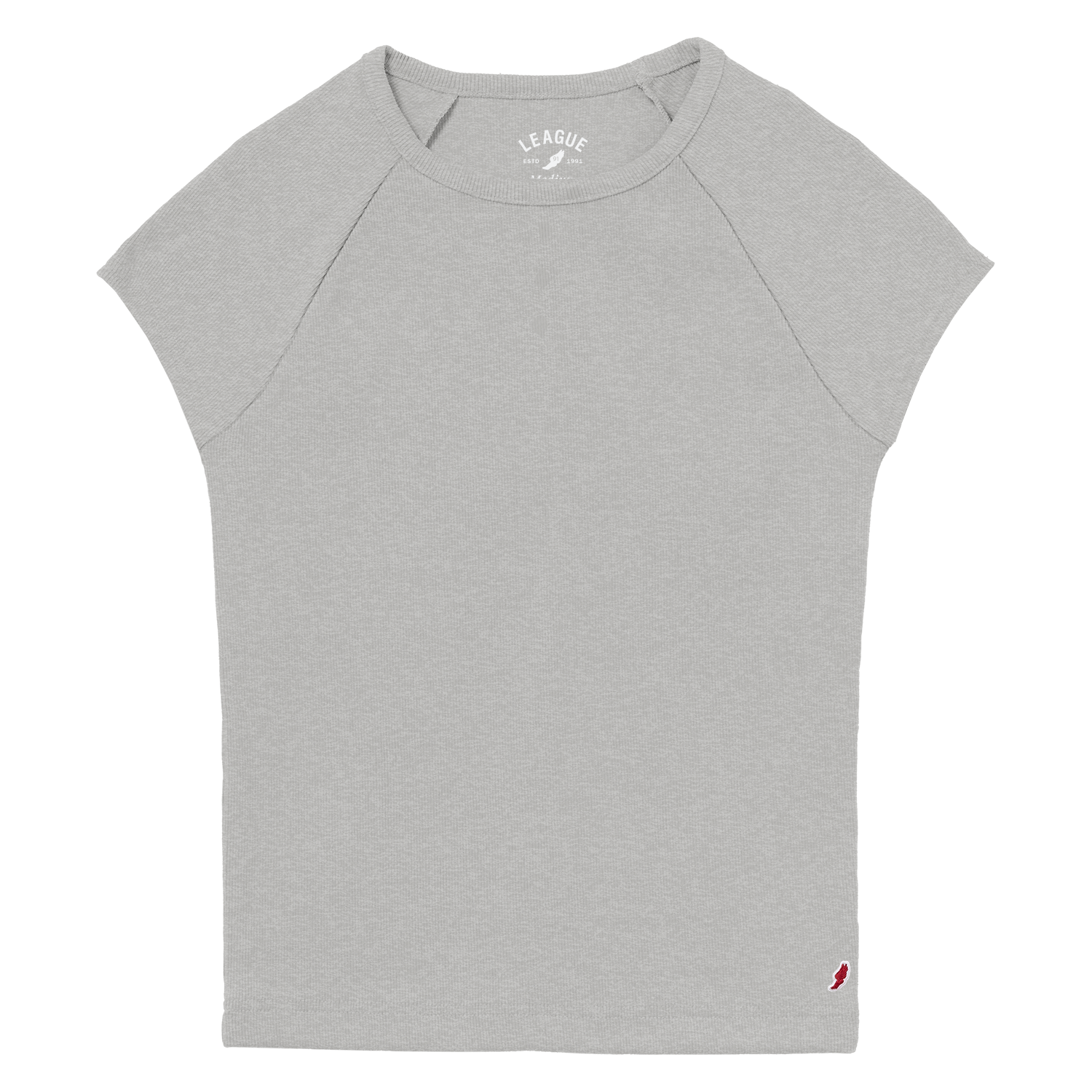League RIB200 Retro Rib Babydoll T-Shirt