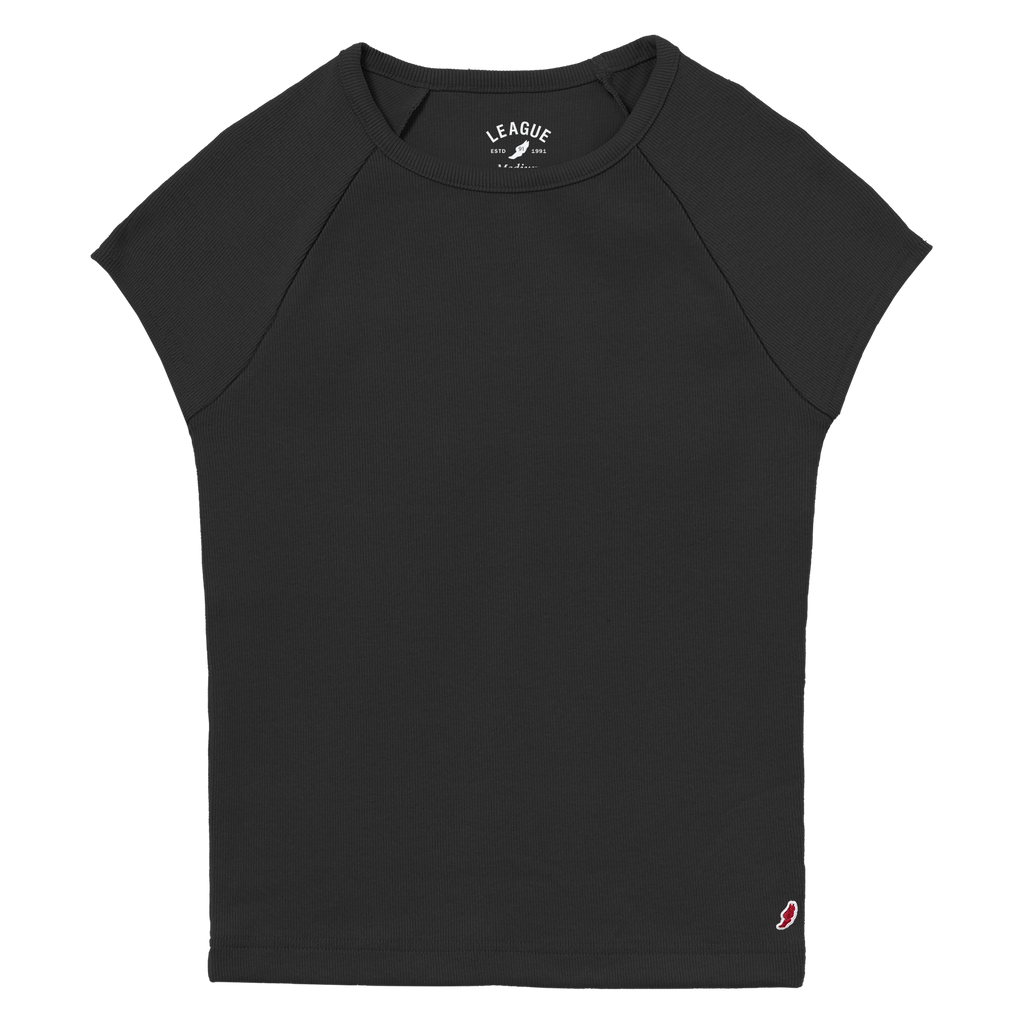 League RIB200 Retro Rib Babydoll T-Shirt