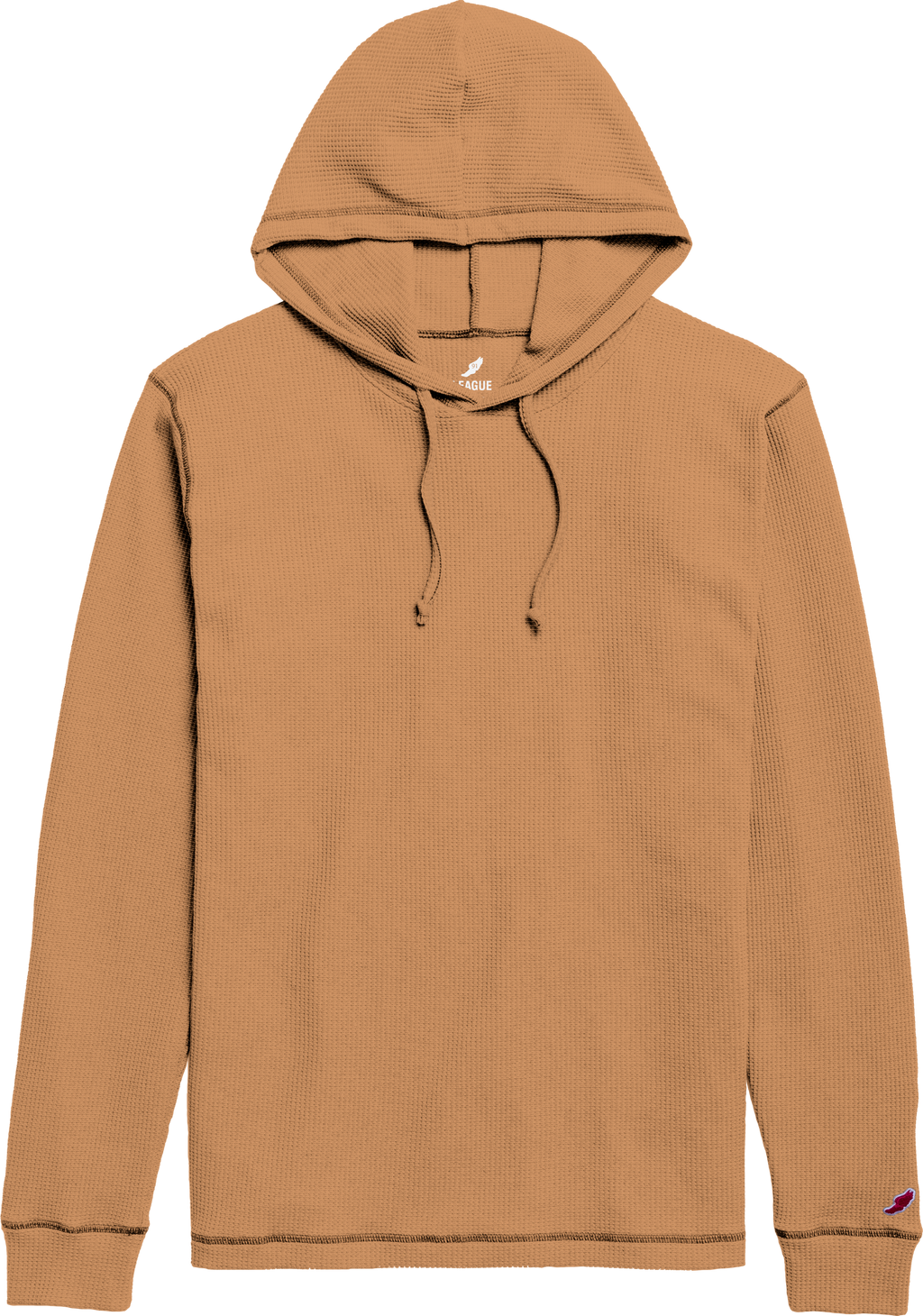 League WA225 Waffle Pullover Hood