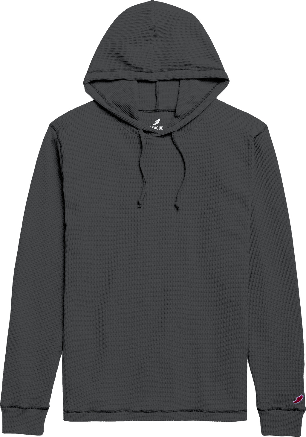 League WA225 Waffle Pullover Hood