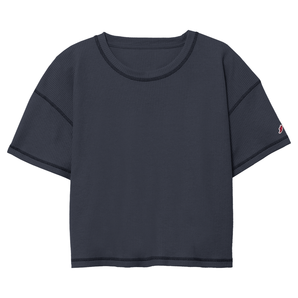 League WA400 Waffle Women's Short Sleeve Midi
