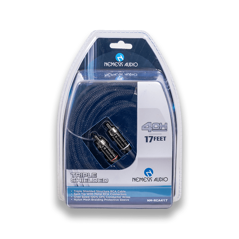 NM-RCA417 – 17ft 4CH Triple Shielded RCA Cable