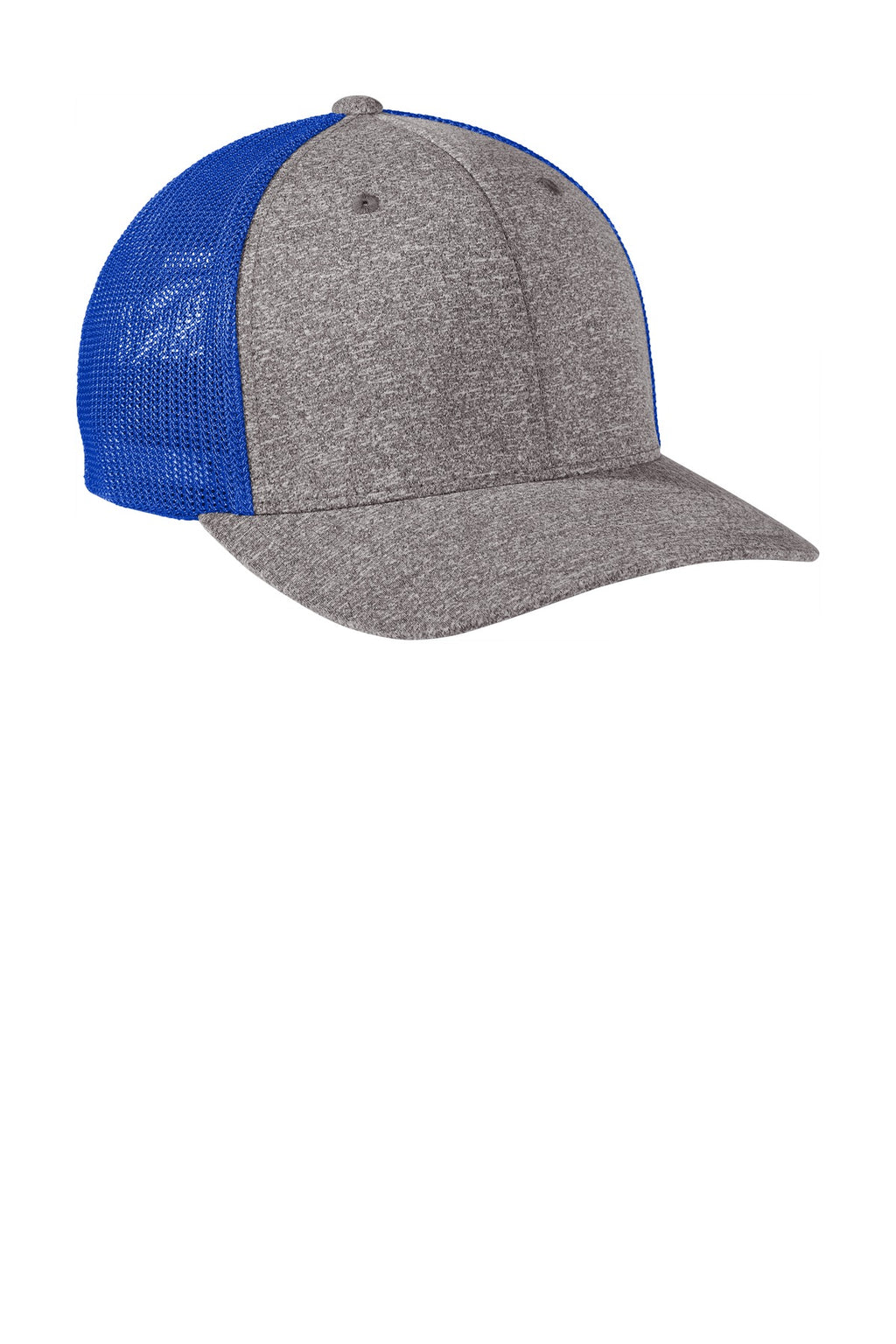 Port Authority C302 Port Authority  Flexfit  Melange Mesh Back Trucker Cap