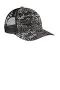 Port Authority C404 Port Authority  Digi Camo Snapback Trucker Cap
