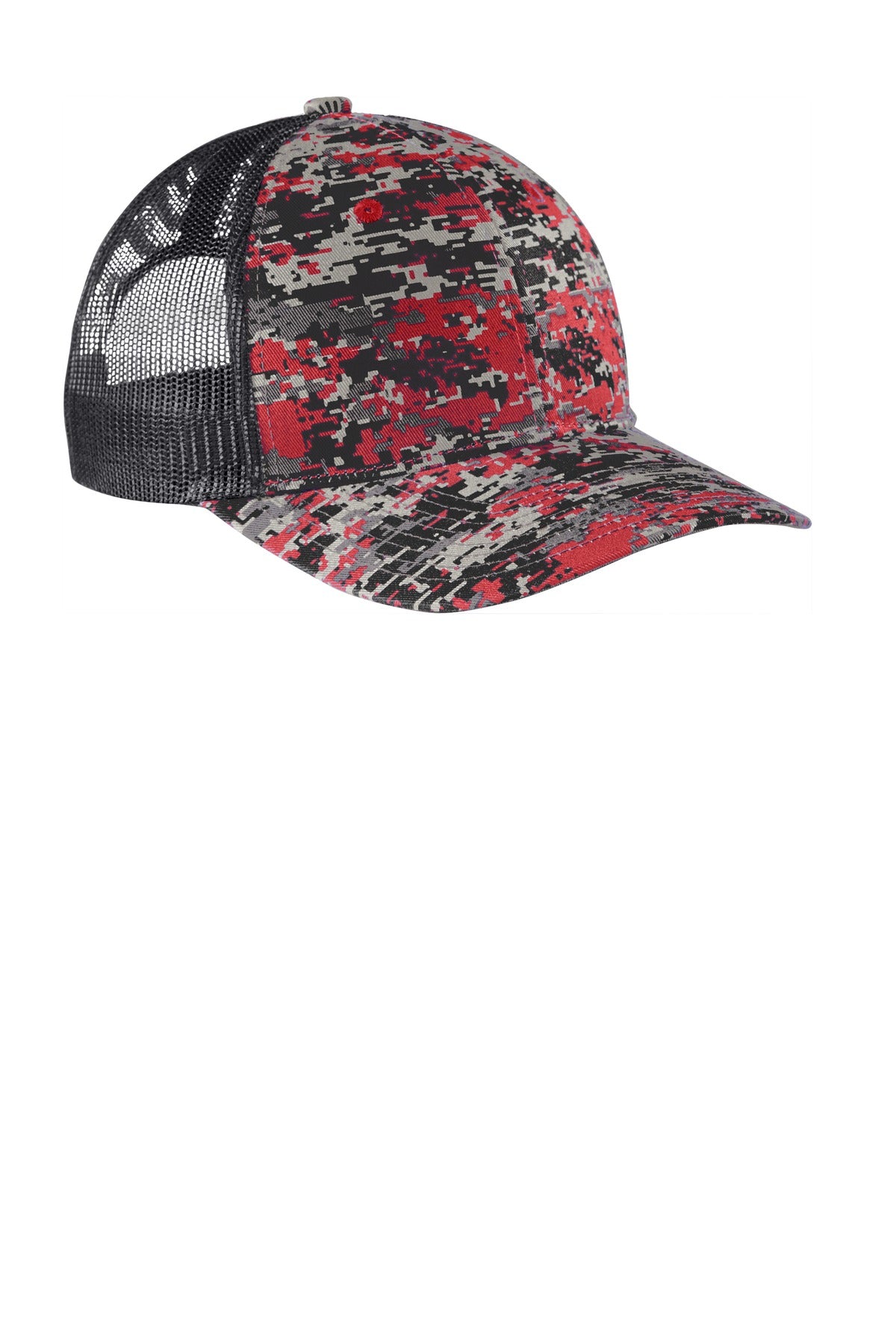 Port Authority C404 Port Authority  Digi Camo Snapback Trucker Cap