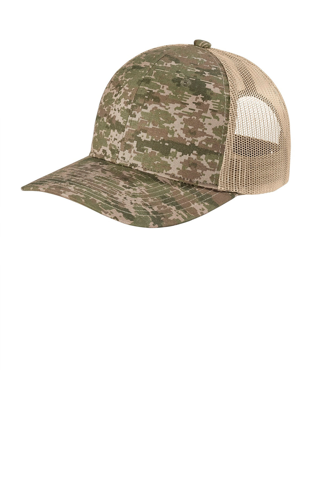 Port Authority C404 Port Authority  Digi Camo Snapback Trucker Cap