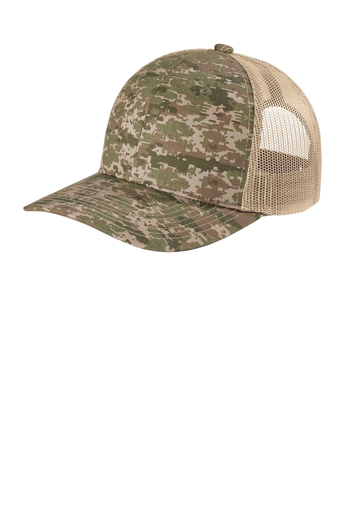 Port Authority C404 Port Authority  Digi Camo Snapback Trucker Cap