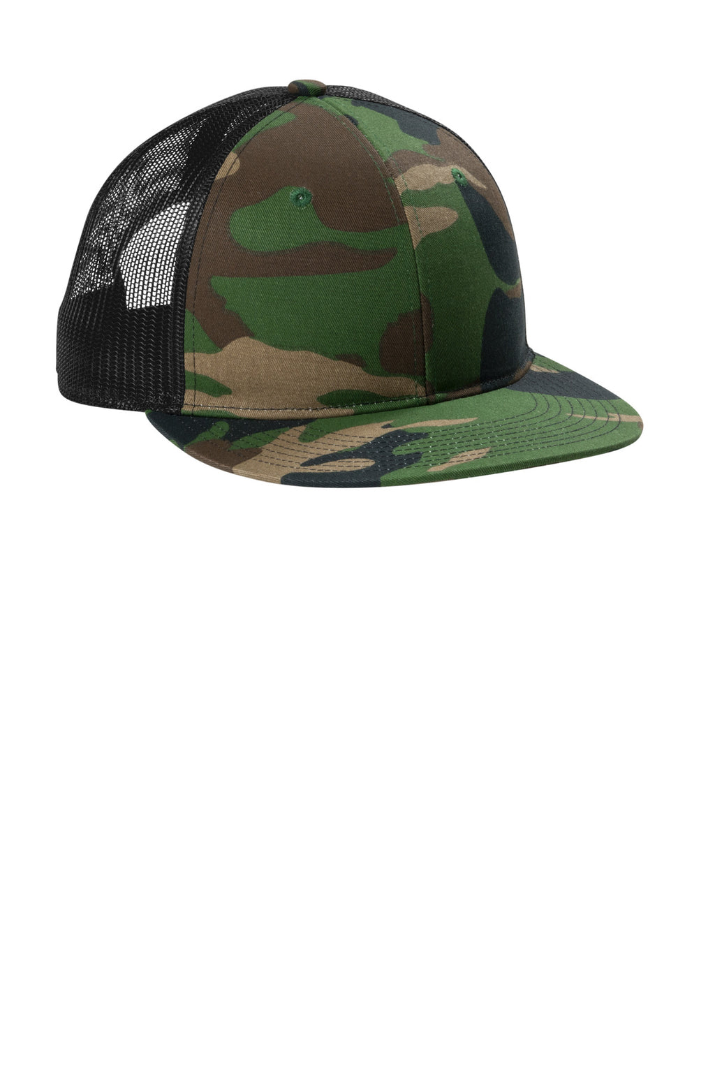 Port Authority C407 Port Authority Snapback Flat Bill Trucker Cap