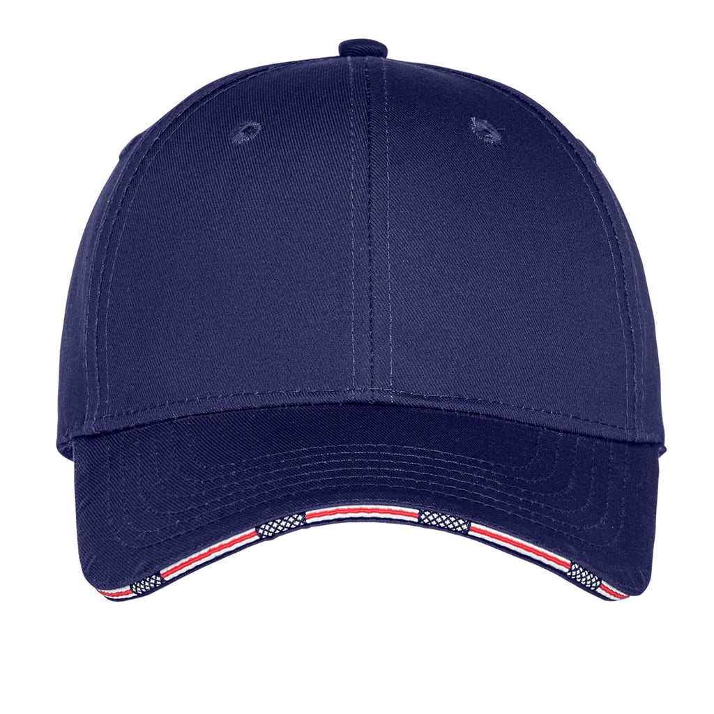 Port Authority C829 Port Authority Americana Flag Sandwich Cap