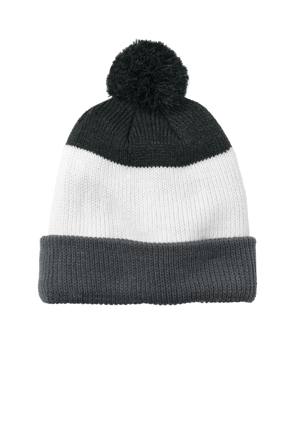 Port Authority C979 Port Authority Cozy Striped Pom Beanie