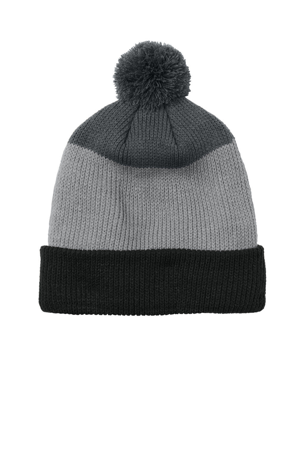 Port Authority C979 Port Authority Cozy Striped Pom Beanie