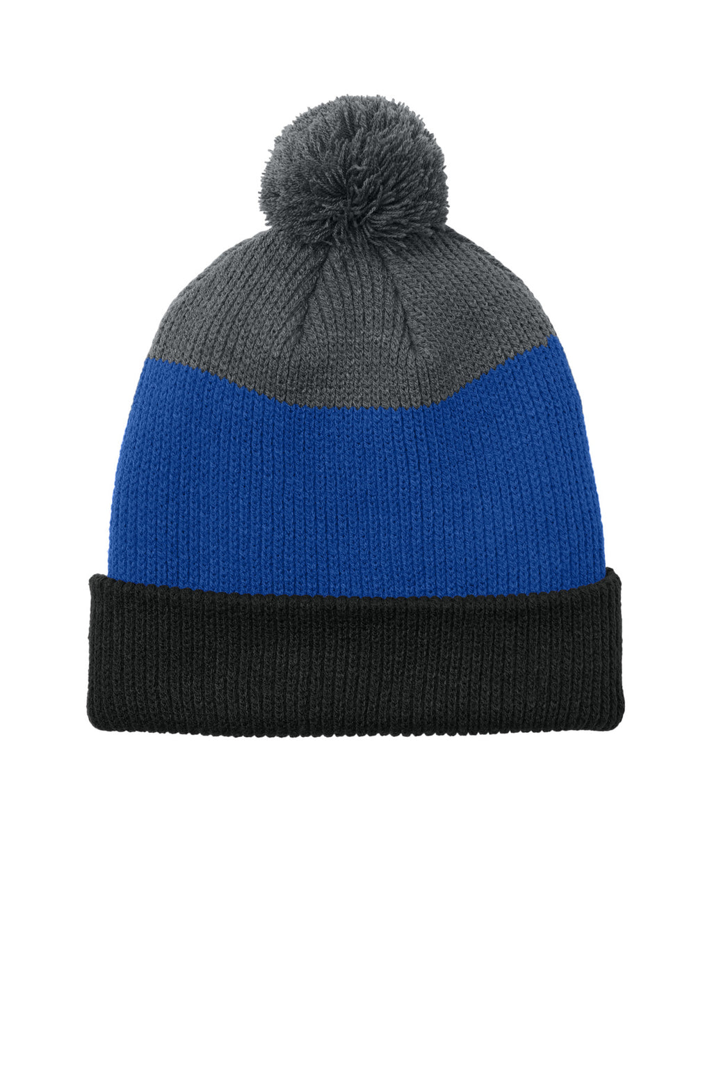 Port Authority C979 Port Authority Cozy Striped Pom Beanie