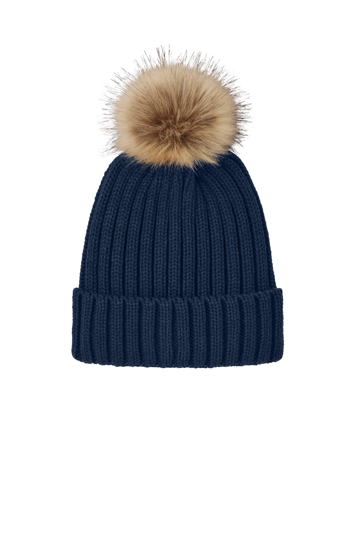 Port Authority C990 Port Authority Faux Fur Pom Beanie