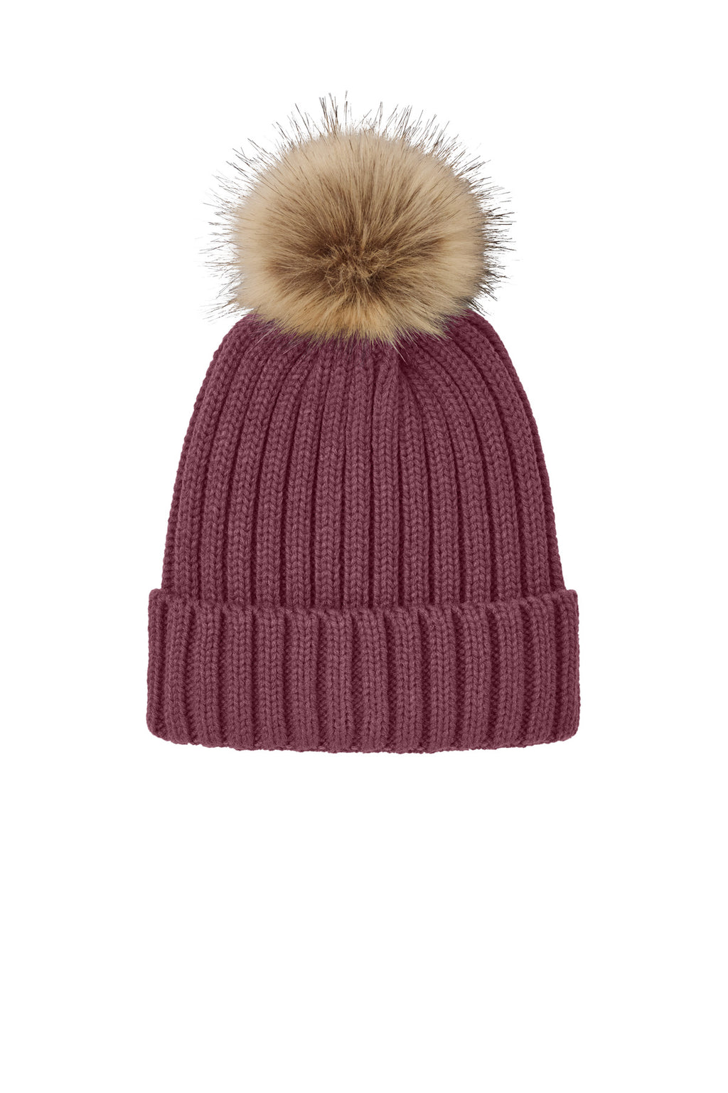 Port Authority C990 Port Authority Faux Fur Pom Beanie
