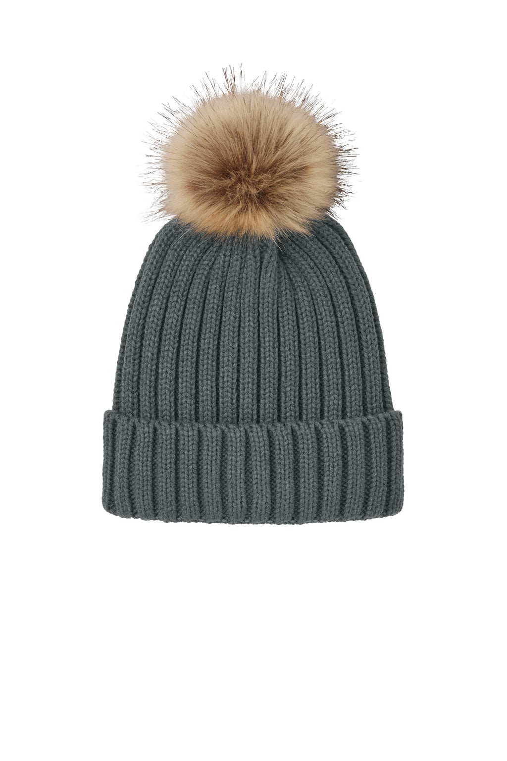Port Authority C990 Port Authority Faux Fur Pom Beanie