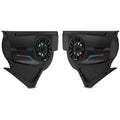Can-Am Maverick X3 Front Door Speaker Panels with 6.5" NXL-IQ6/BK and Digital LED Lighting
